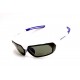 Sunglasses Salice 018 WHITE-BLUE Bifocal Polarized Interchangeable Lenses