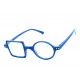 Reading Glasses Square Round Optivision 322P Light Blue