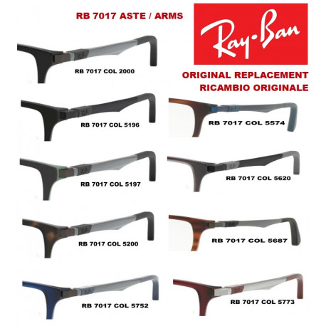 ray ban 5287 replacement temples