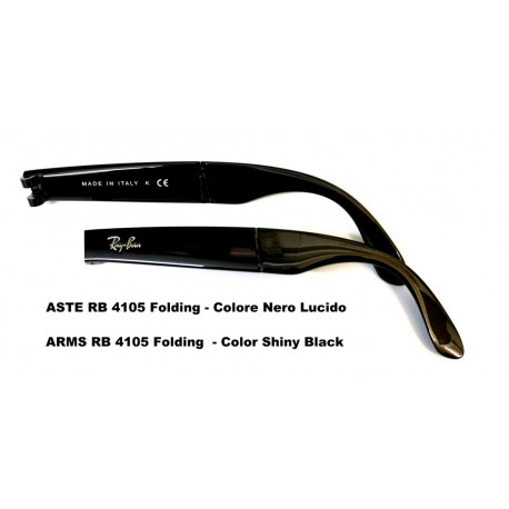 Aste ricambio Ray Ban Folding RB 4105 - Pieghevoli