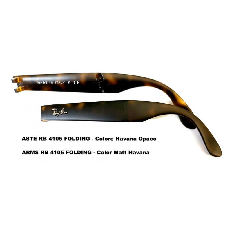 Replacement arms Ray Ban Folding RB 4105