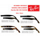 Aste ricambio Ray Ban Folding RB 4105 - Pieghevoli