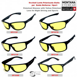 Glasses with Yellow Lenses Montana for Driving - 6 Model