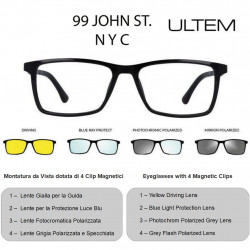 99 JOHN ST NYC ULTEM U-277 56-17 C02 + 4 Magnetic Clips