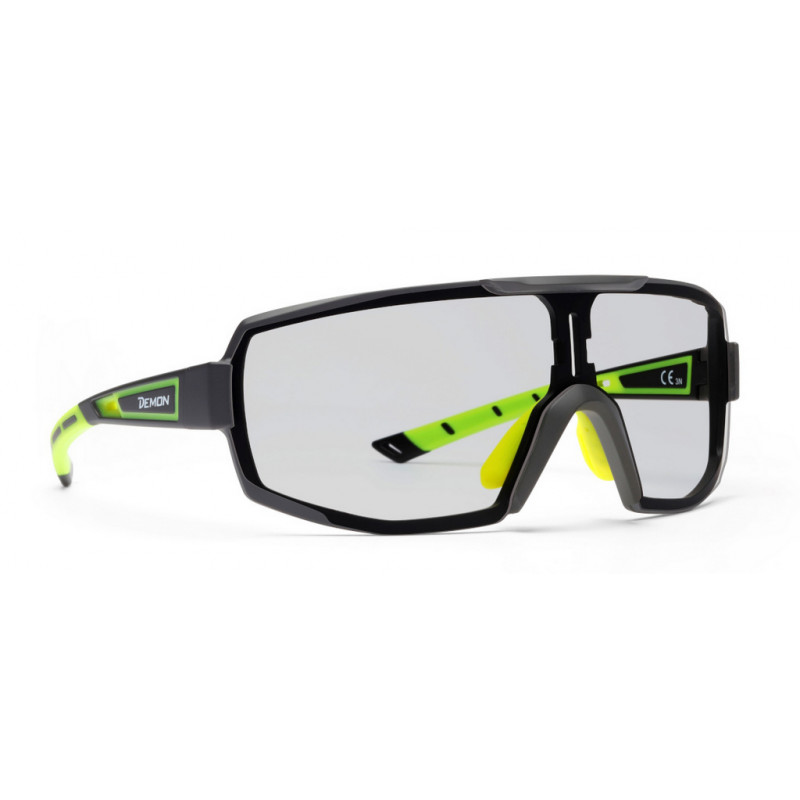 Occhiale da Sole Demon Performance RX Fotocromatico con Clip per Lenti da  Vista - Nero/Giallo