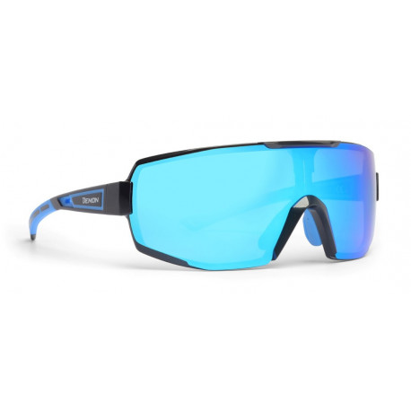 Occhiale da Sole Demon Performance RX Specchiato con Clip per Lenti da Vista  - Nero/Blu