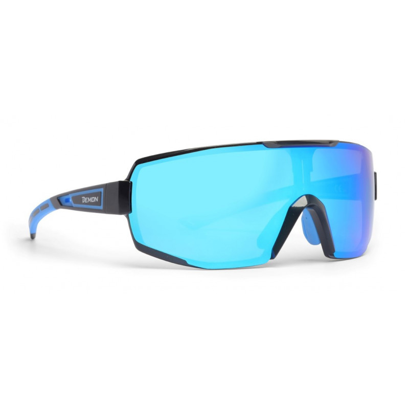 Occhiale da Sole Demon Performance RX Specchiato con Clip per Lenti da  Vista - Nero/Blu