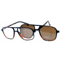Eyeglasses Kiwi with Magnetic Clip For Sun Polarized 1910 C3