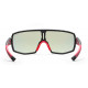 Occhiale da Sole Demon Performance RX Fotocromatico Specchiato con Clip per Lenti da Vista - Nero/Rosso