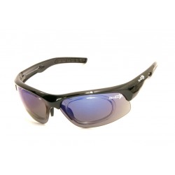 Sunglasses Demon Fusion with Clip for View Lenses Black