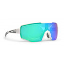 Occhiale da Sole Demon Performance RX Specchiato con Clip per Lenti da Vista - Bianco/Grigio