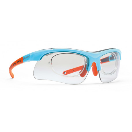 Sunglasses Demon Infinite Photocromic With Clip Light Blue/Orange