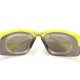 Sunglasses Demon Fusion with Clip for View Lenses Yellow