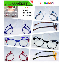 Magnetic Reading Glasses with Blue Light Control