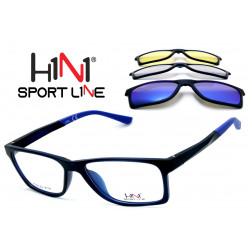 Eyeglasses N1H1 TR109 02 with 3 Clip Sun