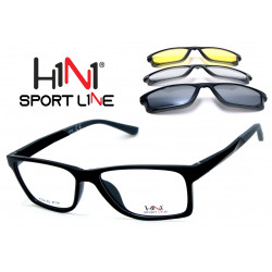 Eyeglasses N1H1 TR109 01 with 3 Clip Sun