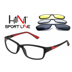 Eyeglasses N1H1 TR020 02 with 3 Clip Sun