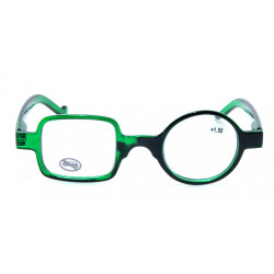 Occhiale da lettura Quadro Tondo Optivision 295P Verde