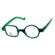 Reading Glasses Square Round Optivision 295P Green