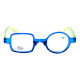 Reading Glasses Square Round Optivision 295PBlue/Yellow