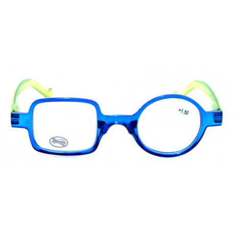 Reading Glasses Square Round Optivision 295PBlue/Yellow