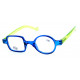 Reading Glasses Square Round Optivision 295PBlue/Yellow