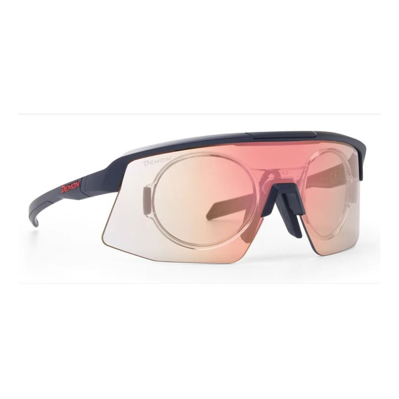 Demon ROUBAIX + Clip Mirrored Photochromic Sports Sunglasses Cat. 1-3