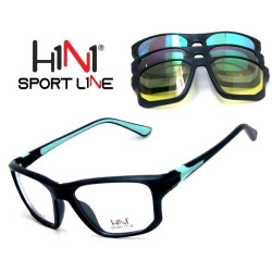 Eyeglasses H1N1 TRC236 06 with 3 Clip Sun
