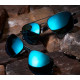 Randolph Aviator AF245 55MM MATTE BLACK COBALT POLARIZZATO