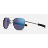 Randolph Aviator AF584 55MM SATIN GUNMETAL ZEISS LIGHTPRO POLARIZED LE MANS BLU