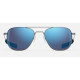 Randolph Aviator AF584 55MM SATIN GUNMETAL ZEISS LIGHTPRO POLARIZED LE MANS BLU