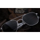 andolph Aviator AF085 55MM MATTE CHROME AMERICAN GRAY