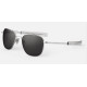 andolph Aviator AF085 55MM MATTE CHROME AMERICAN GRAY