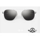 andolph Aviator AF085 55MM MATTE CHROME AMERICAN GRAY