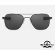 andolph Aviator AF085 55MM MATTE CHROME AMERICAN GRAY